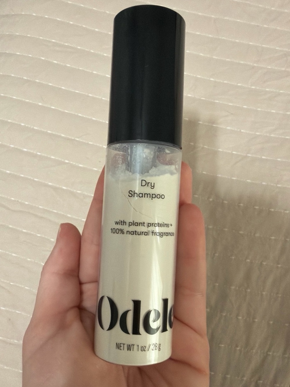 Dry Shampoo - Cream Bottle with Black Cap